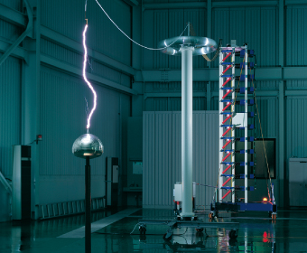 Lightning impulse voltage generator <1,200kV 1.2/50μs>